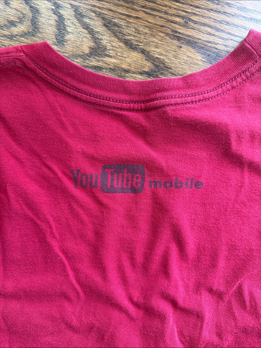 YouTube mobile T-shirt men’s Large - Picture 4 of 4